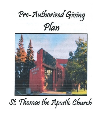 Pre-Authorized Giving Plan
