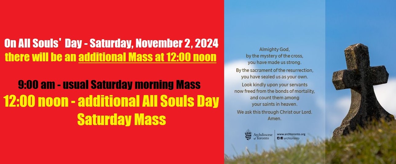 all souls day additional mass 2024