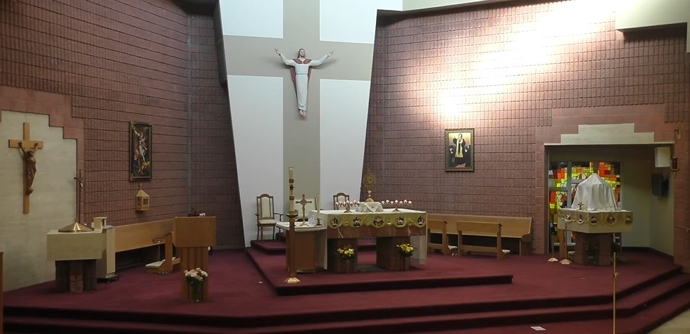 eucharistic adoration banner