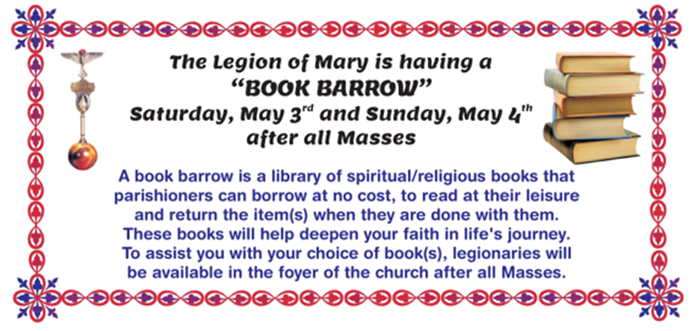 book barrow may 3, 4 2025