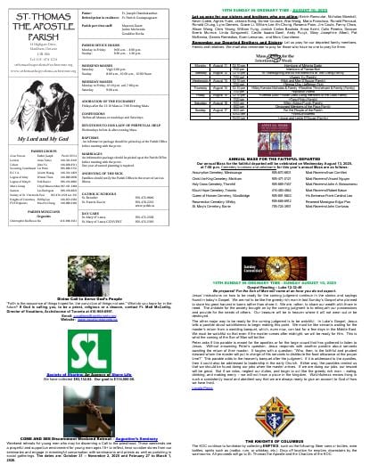 bulletin updated august 8 2025