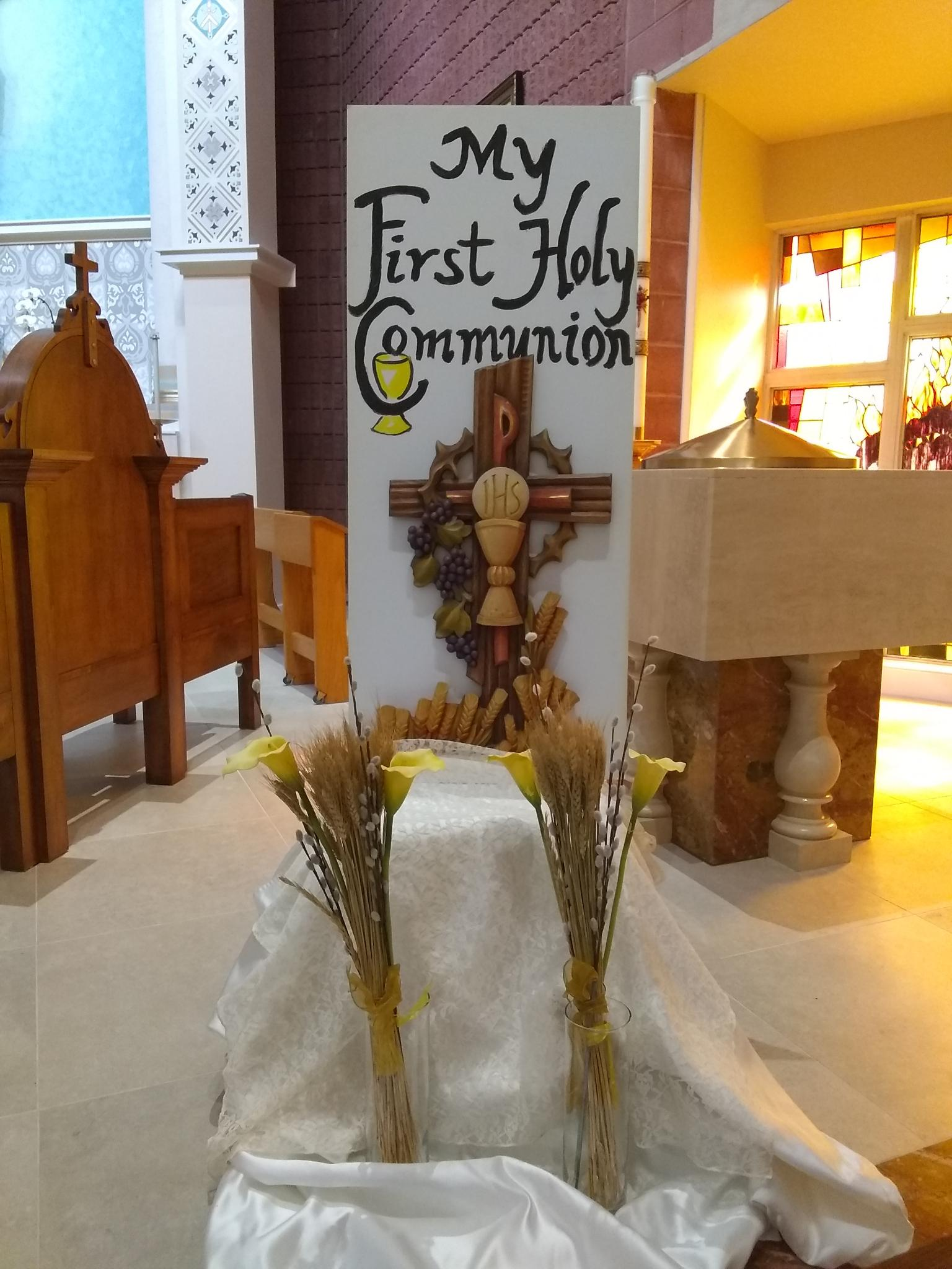 first communion banner 2025