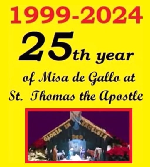 misa de gallo 25th