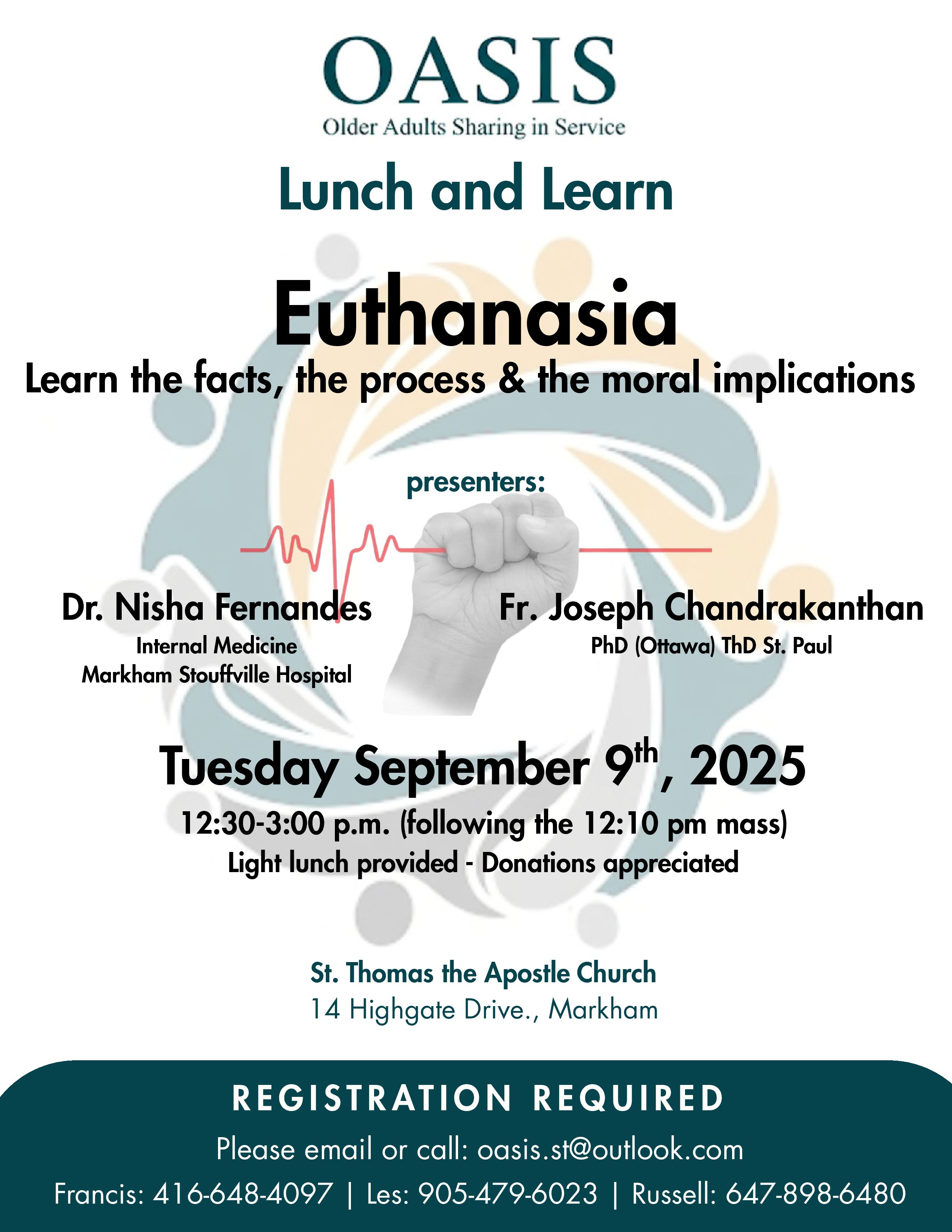 OASIS euthanasia flyer sept 2025