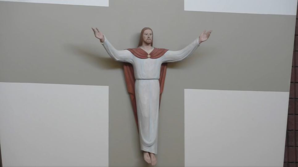 sanctuary jesus is risen statue