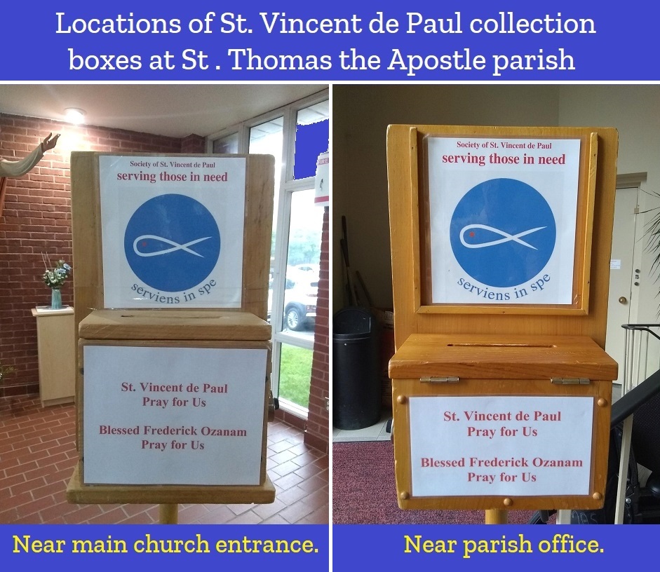 st vincent de paul collection boxes locations