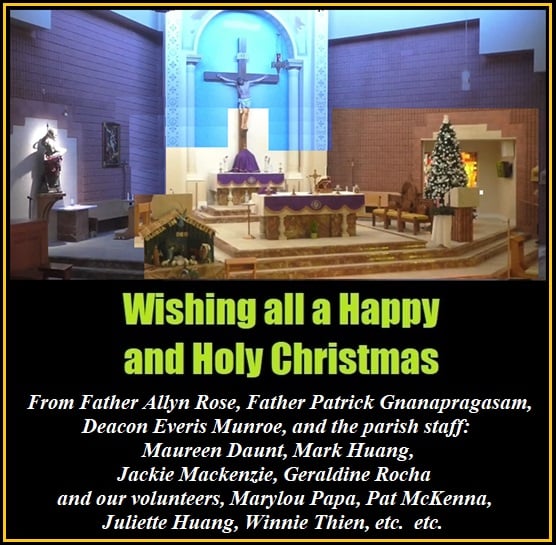 wishing all a happy and holy christmas 2024