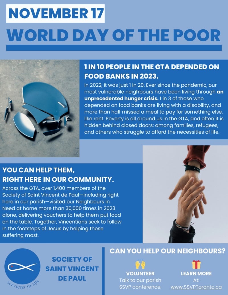 world day of the poor 2024