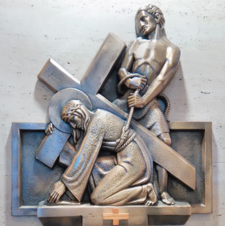 third station of the cross